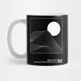 Aphex Twin - Selected Ambient Works / Minimalist Style Graphic Design Mug